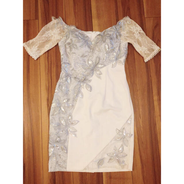 IRMA＊ミニドレス　white レディースのフォーマル/ドレス(ナイトドレス)の商品写真
