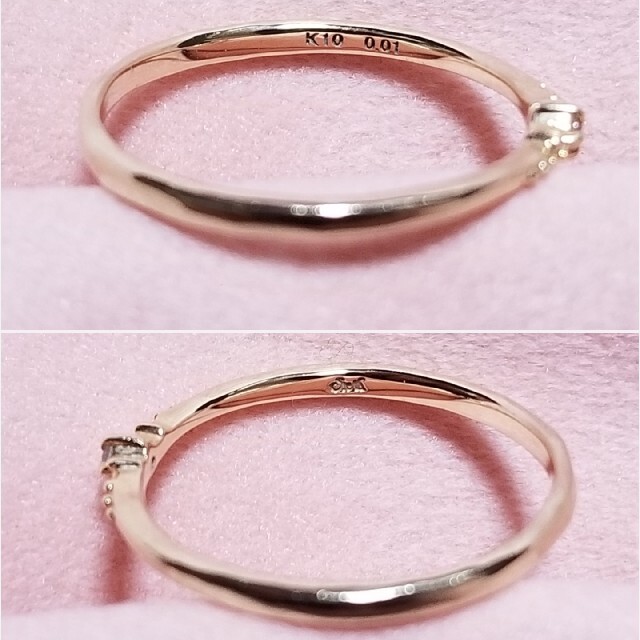 シエナロゼ  K10、ダイヤモンド リング  レディースのアクセサリー(リング(指輪))の商品写真