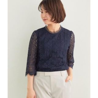 ロペピクニック(Rope' Picnic)の新品【ロペピクニック 】ハイネックレーストップス(シャツ/ブラウス(長袖/七分))