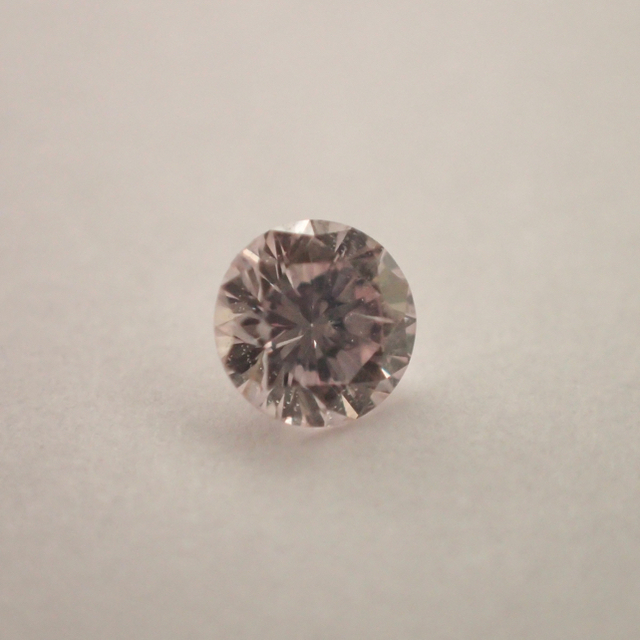 0.082ct LIGHT PINK ダイヤ ソーティング付