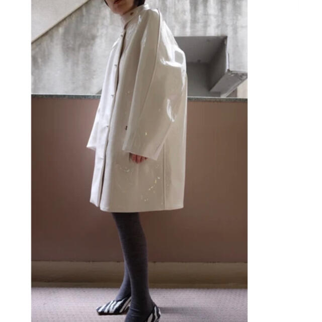 激安な uchida fumika VYNAL COATビニールオーバーコート OVER その他