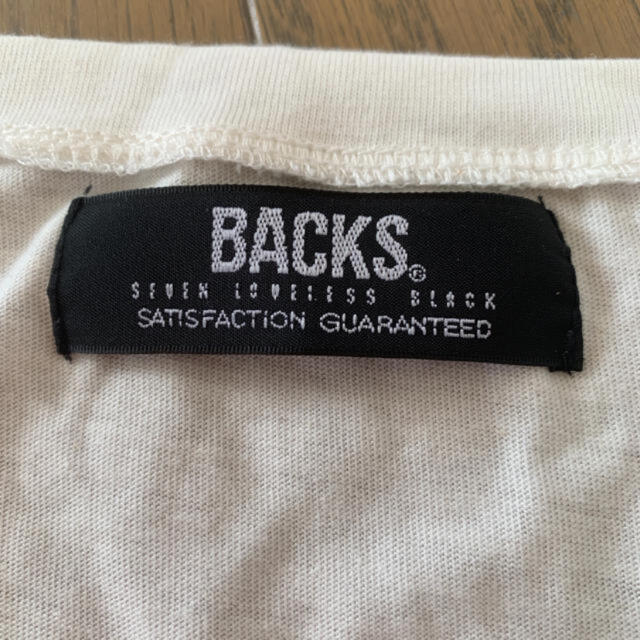 BACKS(バックス)の新品 BACKS 白Tシャツ レディースのトップス(Tシャツ(半袖/袖なし))の商品写真