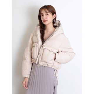 レディースフレンチショートダウン♡BEG♡人気カラー完売品