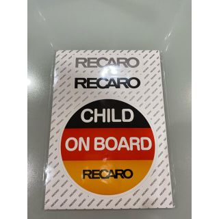 レカロ(RECARO)のRECARO CHILD ON BOARD ステッカー　非売品(ステッカー)