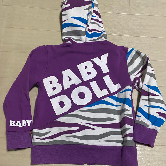 BABYDOLL(ベビードール)のベビードール パーカー 100cm キッズ/ベビー/マタニティのキッズ服女の子用(90cm~)(ジャケット/上着)の商品写真