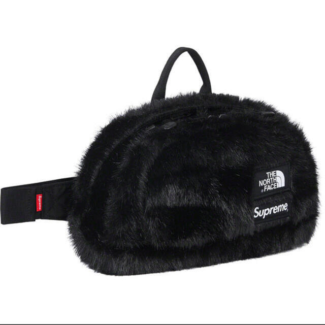 Supreme North Face Faux Fur Waist Bag