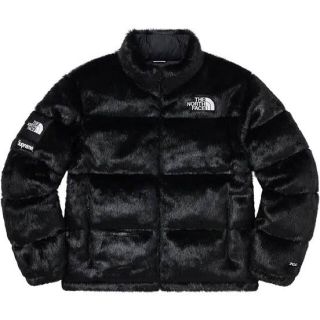 シュプリーム(Supreme)のsupreme the north face faux fur Nuptse M(ダウンジャケット)