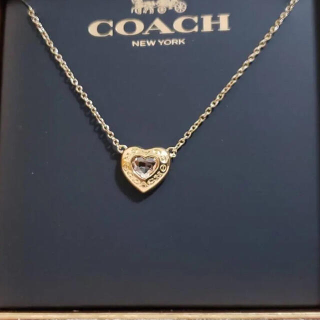 COACH ハートネックレス