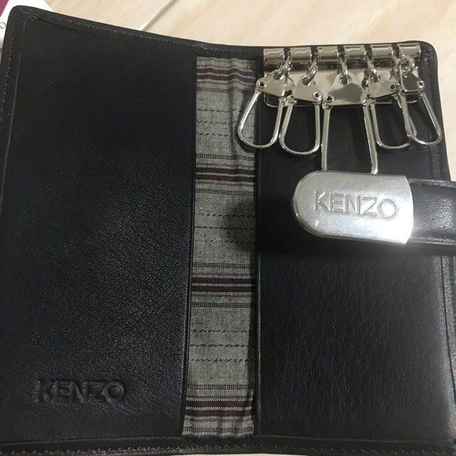 KENZO(ケンゾー)のケンゾー　牛革キーケース　ブラック メンズのファッション小物(キーケース)の商品写真