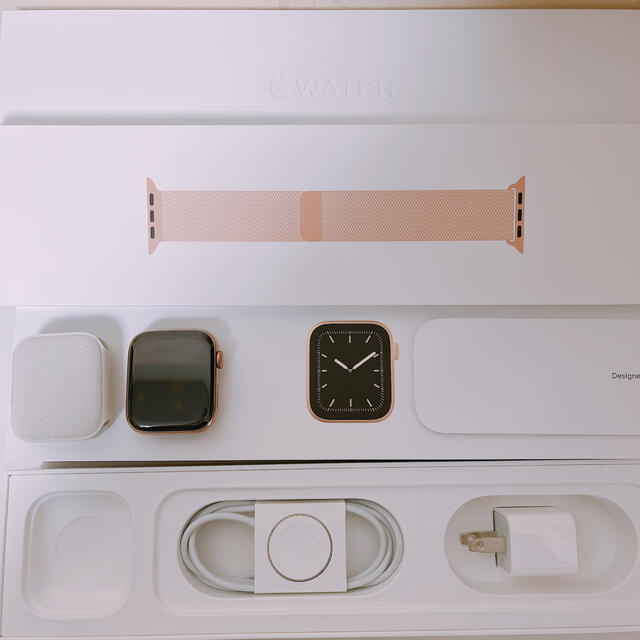 Apple Watch - Apple Watch 5 44mm ゴールド ステンレスCellular