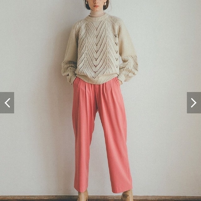 CLANE BASIC TUCK PANTS レディースのパンツ(カジュアルパンツ)の商品写真