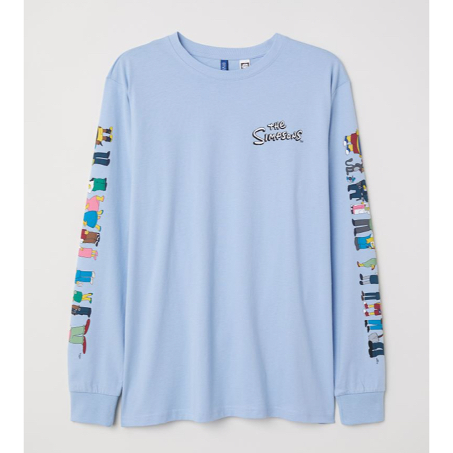 H&M(エイチアンドエム)のシンプソンズ ロングTシャツ メンズのトップス(Tシャツ/カットソー(七分/長袖))の商品写真