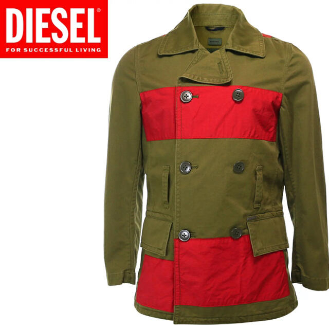 DIESEL(ディーゼル)の【新品】ディーゼル　ピーコート メンズのジャケット/アウター(ピーコート)の商品写真