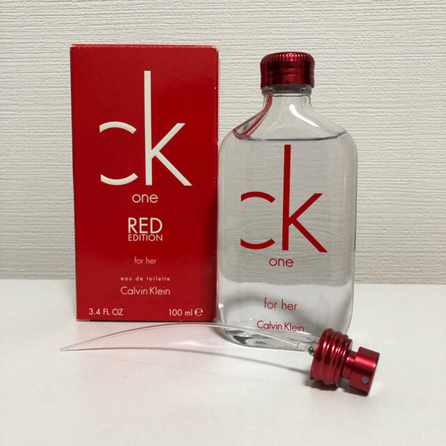 Calvin Klein(カルバンクライン)のck one red for her 100ml コスメ/美容の香水(香水(女性用))の商品写真