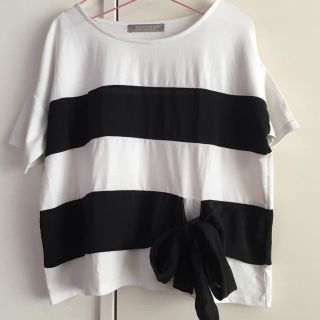 ユナイテッドアローズ(UNITED ARROWS)のアローズ ボーダー 白 Tシャツ アナザ(Tシャツ(半袖/袖なし))