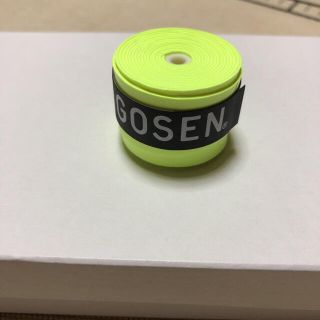 ゴーセン(GOSEN)のGOSENグリップテープ  フラッシュイエロー1個(バドミントン)