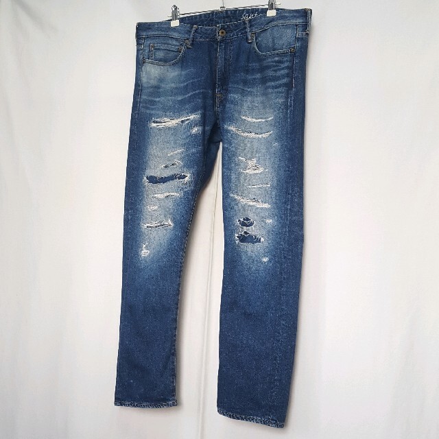 約18cm股上★日本製 JAPAN BLUE JEANS SantaMonica デニムパンツ