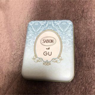 サボン(SABON)のSABON×GU コラボ ノベルティ 缶(ノベルティグッズ)