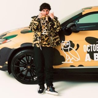 OVO X BAPE 1ST CAMO SNOW BOARD JACKET