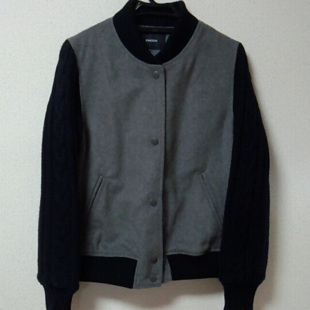EMODA(エモダ)のEMODA☆腕ニットジャケット レディースのジャケット/アウター(ブルゾン)の商品写真