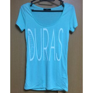 デュラス(DURAS)のDURASミントブルーTシャツ(Tシャツ(半袖/袖なし))