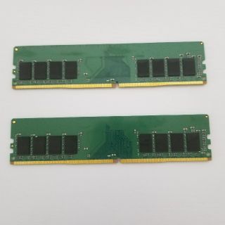 DDR4 2666 デスクトップメモリ 8gb×2　値下げ(PCパーツ)