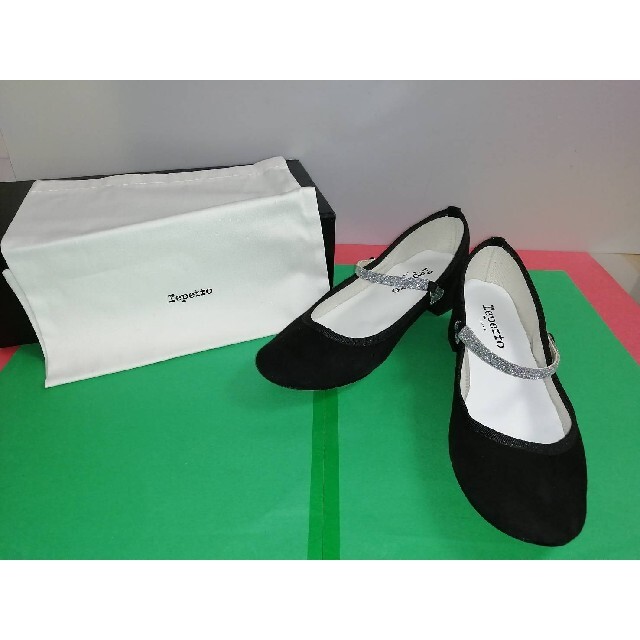 repetto(レペット)の未使用美品❗Repetto ラメ入りストラップパンプス 56210115 レディースの靴/シューズ(ハイヒール/パンプス)の商品写真