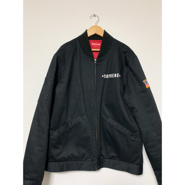 SUPREME 12AW Independent Jacket 黒　ブルゾン