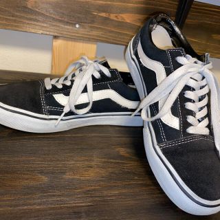 ヴァンズ(VANS)の☆VANSオールドスクール ブラック ホワイト24cm☆(スニーカー)