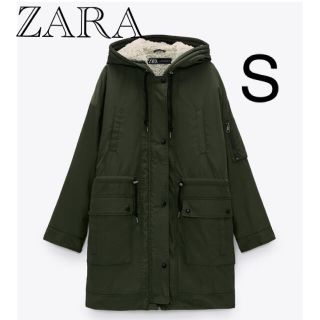 【美品】 ZARA モッズコート ミリタリー ロングコート S