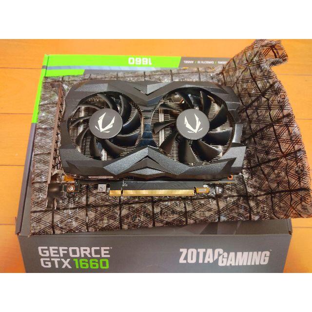 PCパーツZOTAC GAMING GeForce GTX 1660 6GB GDDR5