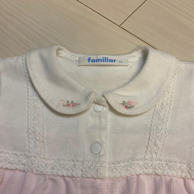 familiar(ファミリア)のファミリア  ロンパース　70 キッズ/ベビー/マタニティのベビー服(~85cm)(ロンパース)の商品写真