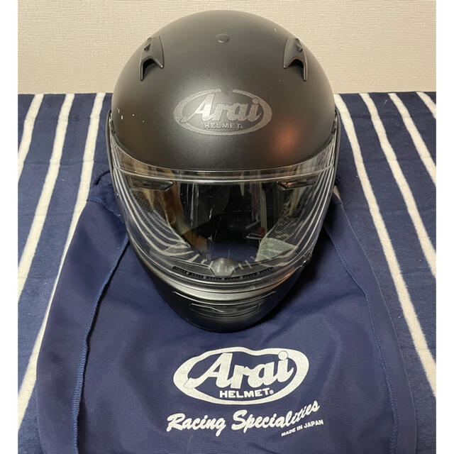 tomo様専用 ARAI  QUANTUM-J Mサイズ（57-58cm） 自動車/バイクのバイク(ヘルメット/シールド)の商品写真