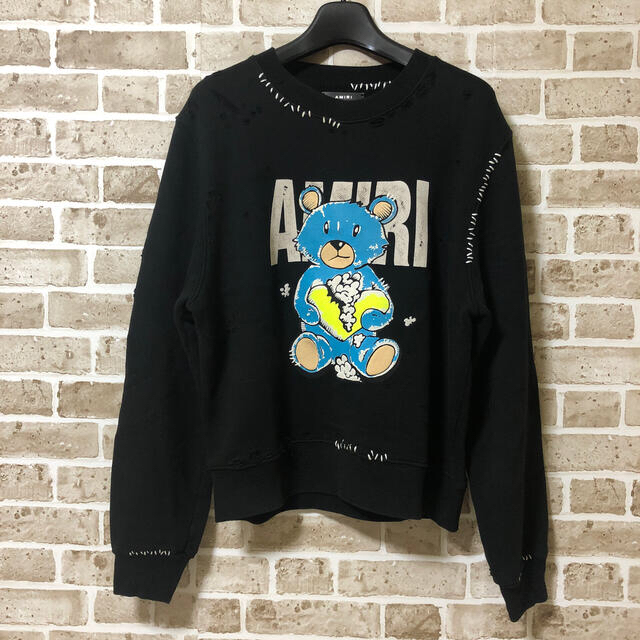 AMIRI アミリ Teddy Repair Crew Sweat スウェット