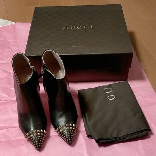 グッチ(Gucci)の【LaLa_kichi様専用】美品 GUCCI スタッズショートブーツ(ブーツ)