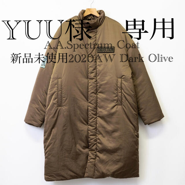 A.A.Spectrum Coat 新品未使用2020AW Dark Olive