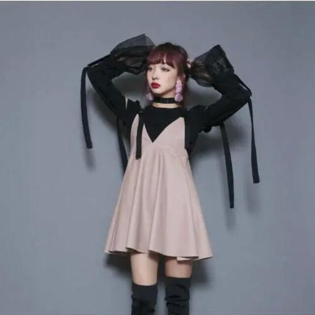PAMEO POSE(パメオポーズ)のFICTION TOKYO Mesh cuff knit メッシュカフニット レディースのトップス(ニット/セーター)の商品写真