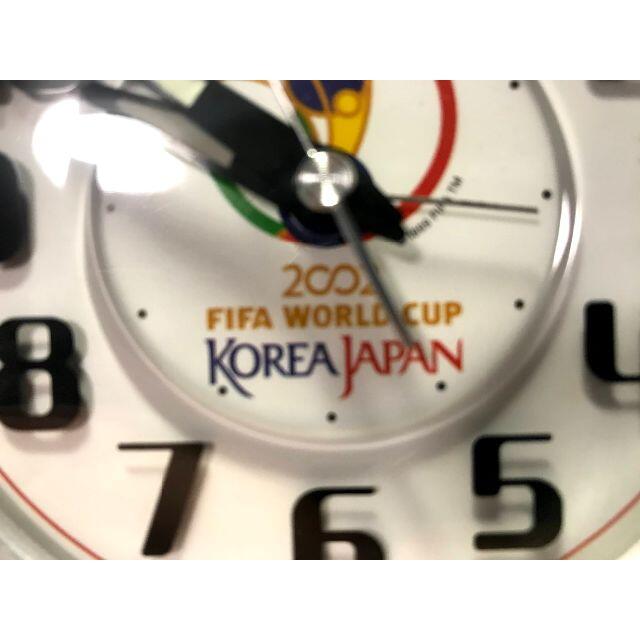 ★2002ワールドカップ記念目覚まし時計＜KOREA・JAPAN＞ スポーツ/アウトドアのサッカー/フットサル(記念品/関連グッズ)の商品写真