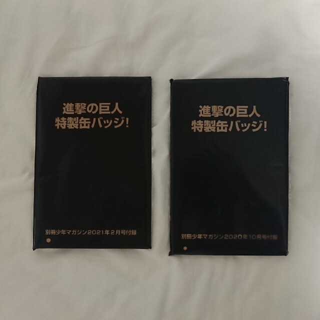 別冊少年マガジン 2021年2月号付録　進撃の巨人　特製缶バッジ エンタメ/ホビーのアニメグッズ(バッジ/ピンバッジ)の商品写真