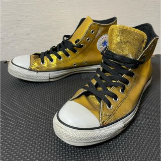 コンバース(CONVERSE)のコンバース　ハイカット　ゴールド(スニーカー)