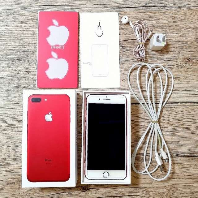 iPhone 7 Plus Red 128 GB SIMフリー3年3ヶ月バッテリー残量