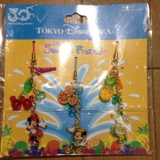 ディズニー(Disney)のTDS新品未開封2013ストラップセット(ストラップ/イヤホンジャック)
