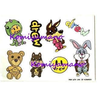 ドリューハウス(drew house)のDrew Sticker Sheet 6 ドリューハウス ステッカー シート(ミュージシャン)