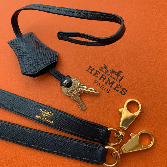 美品 エルメス HERMES ボリード 35 ネイビー - ハンドバッグ