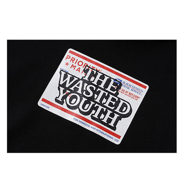 verdy black eye patch wasted youth フーディ