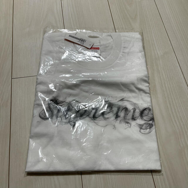 新品　supreme smoke tee 白XL box logo Tシャツ