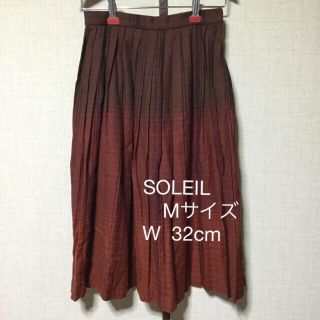 ソレイユ(SOLEIL)の＊値下げ ¥2777→¥1555 Sanyo  SOLEIL チェック スカート(ひざ丈スカート)