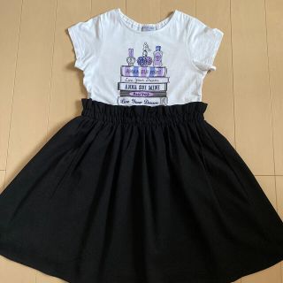 アナスイミニ(ANNA SUI mini)の【ご専用】ANNA SUImini 130【美品】♡パフューム♡(ワンピース)