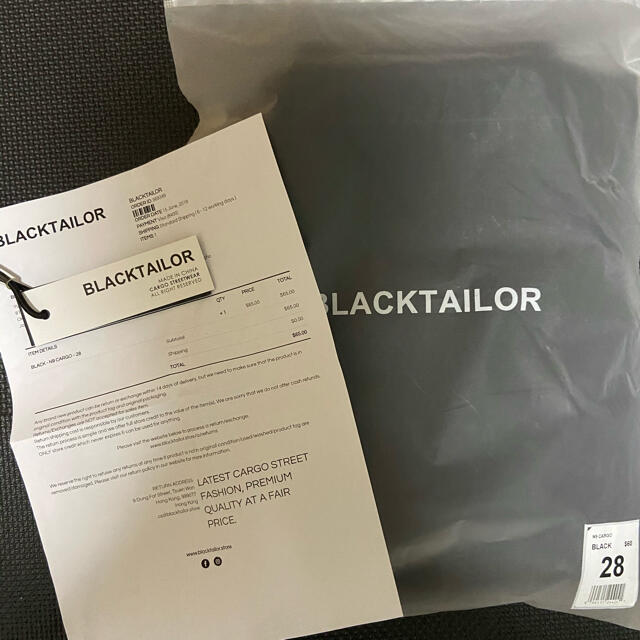 FEAR OF GOD(フィアオブゴッド)のBLACKTAILOR N9 CARGO メンズのパンツ(ワークパンツ/カーゴパンツ)の商品写真