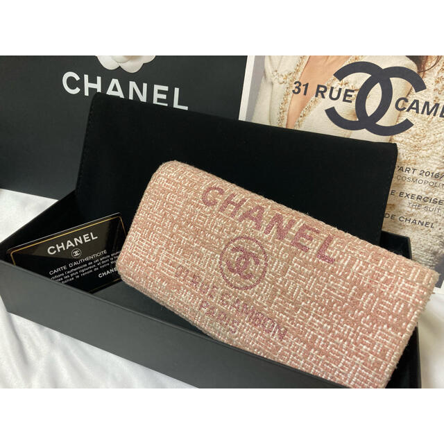 CHANEL☆ドーヴィル長財布